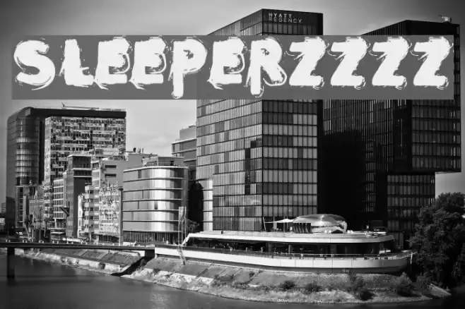 sleeperzzzz Font examples