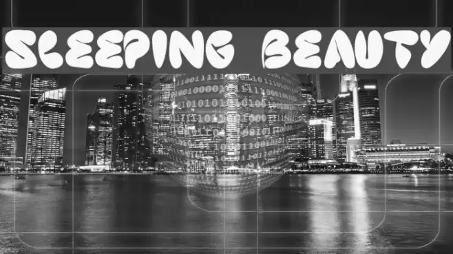 sleeping beauty Font examples