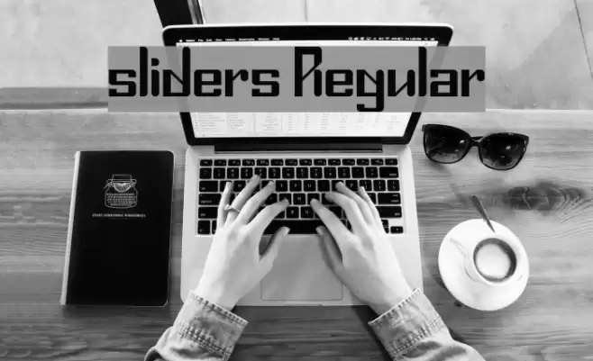 sliders Regular Font examples