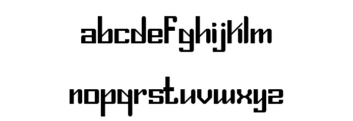 sliders Regular Font LOWERCASE