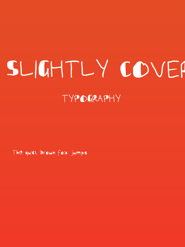 slightly covered up Poster