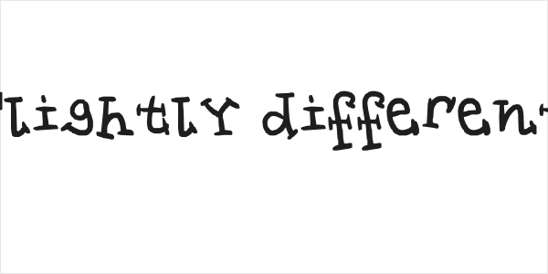 slightly different Logo