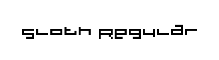 sloth Regular Font