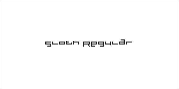 sloth Regular Logo