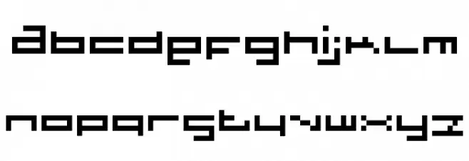sloth Regular Font LOWERCASE
