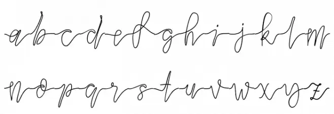 slowdance Font LOWERCASE