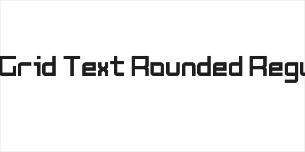 SM Grid Text Rounded Regular Logo