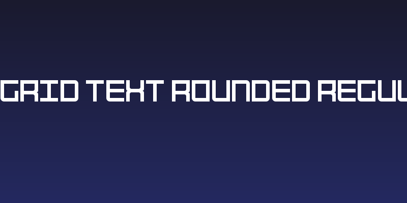 SM Grid Text Rounded Regular Social Header