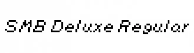 SMB Deluxe Regular  Frei Schriftart Herunterladen