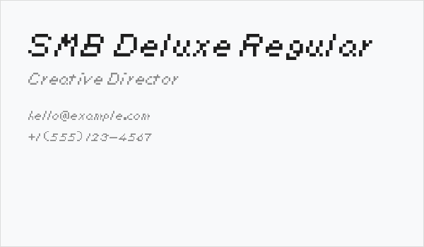 SMB Deluxe Regular Business Card