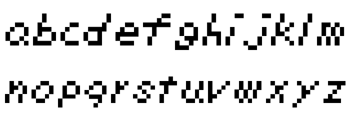SMB Deluxe Regular Font LOWERCASE