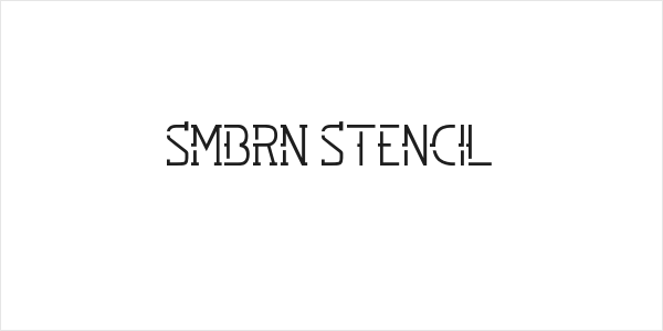 SMBRN Stencil Logo