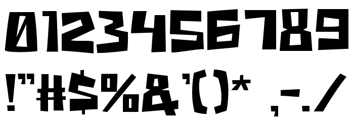 SMESH Font Alte caractere