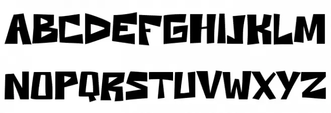 SMESH Schriftart Groß