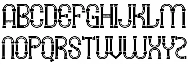 SMG_Lawang Sewu Schriftart Groß