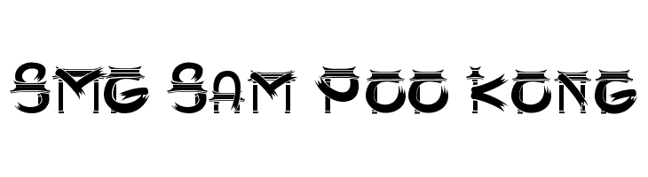 SMG_Sam Poo Kong  免费字体下载