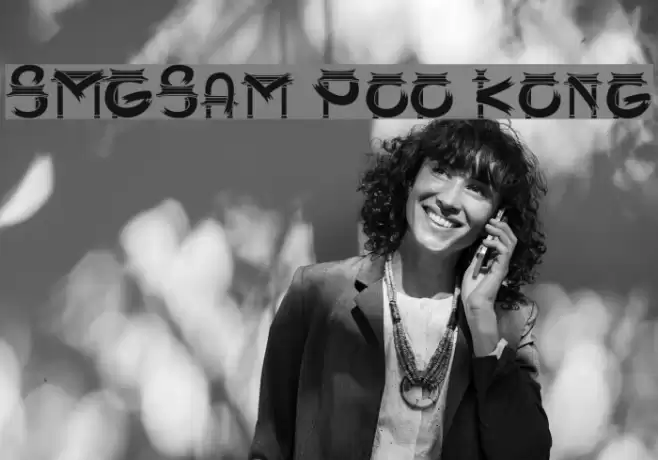 SMG_Sam Poo Kong Font examples