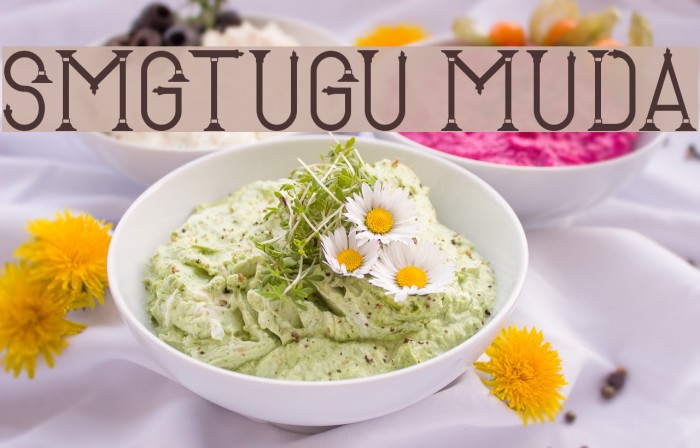 SMG_Tugu Muda Font examples