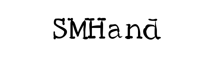 SMHand  Descarca Fonturi Gratis
