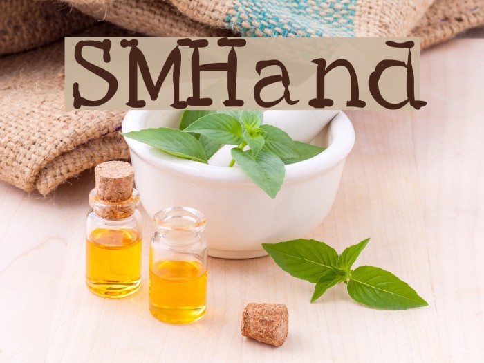 SMHand Font examples