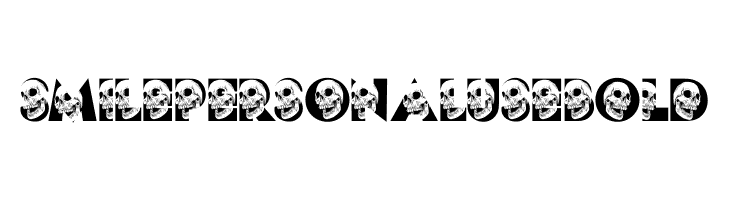 SMILE PERSONAL USE Bold  Frei Schriftart Herunterladen