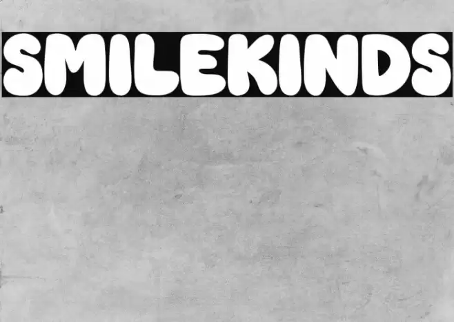 SMILEKINDS 字体 examples
