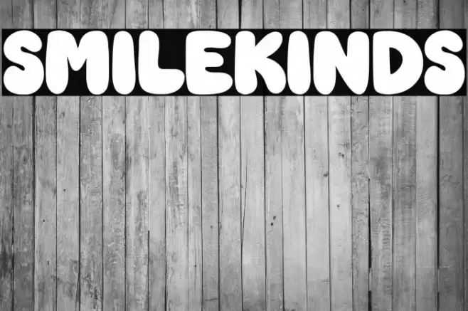 SMILEKINDS 字体 examples