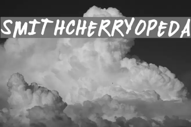 SMITHCHERRYOPEDA Font examples