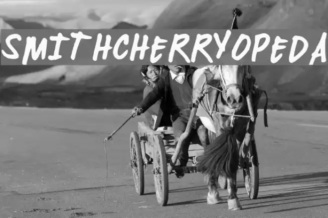 SMITHCHERRYOPEDA Font examples