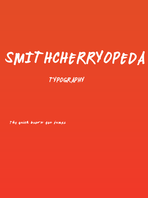 SMITHCHERRYOPEDA Poster