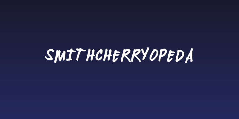 SMITHCHERRYOPEDA Social Header