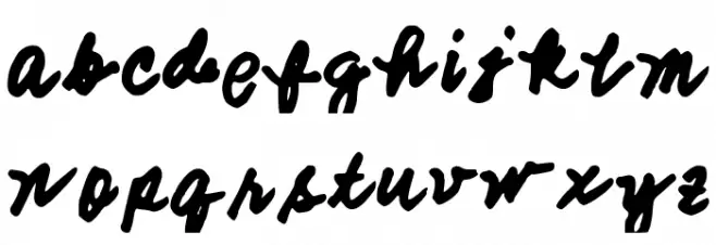 SMITHCHERRYOPEDA Font LOWERCASE
