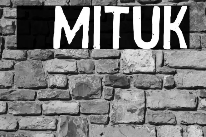 SMITUK Font examples