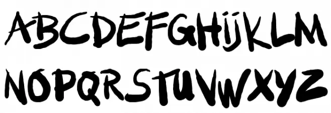 SML FAT MARKER Polices MAJUSCULES