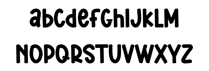 SMOOTH CHEESE Font LOWERCASE
