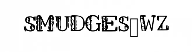 SMUDGES_WZ  フリーフォントのダウンロード