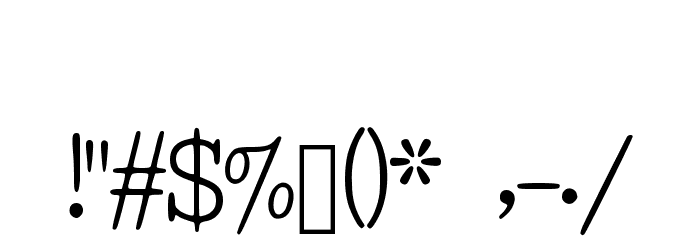 SMUDGES_WZ Font OTHER CHARS