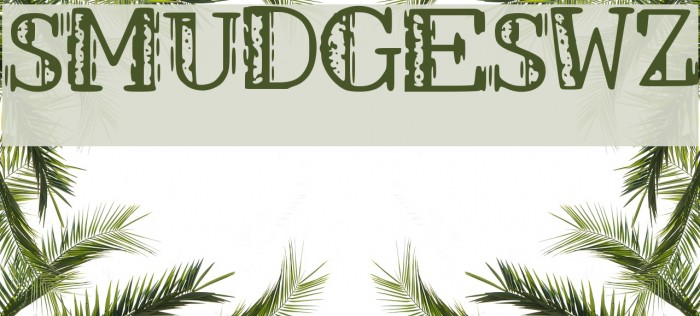 SMUDGES_WZ Font examples
