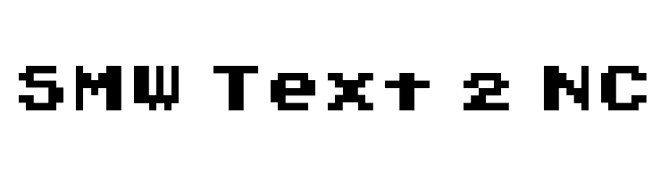 SMW Text 2 NC  नि: शुल्क फ़ॉन्ट्स डाउनलोड