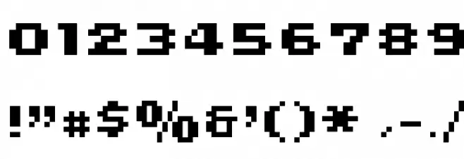 SMW Text 2 NC Font OTHER CHARS