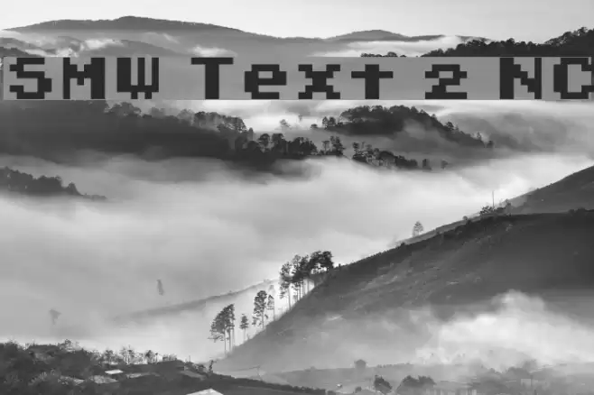 SMW Text 2 NC Font examples