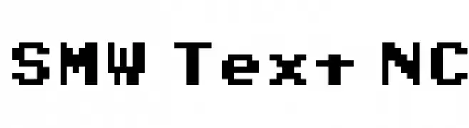 SMW Text NC  baixar fontes gratis