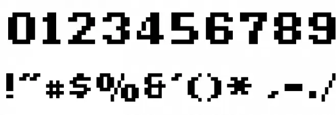 SMW Text NC フォント その他の文字