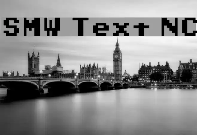 SMW Text NC フォント examples