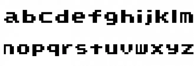 SMW Text NC Font LOWERCASE