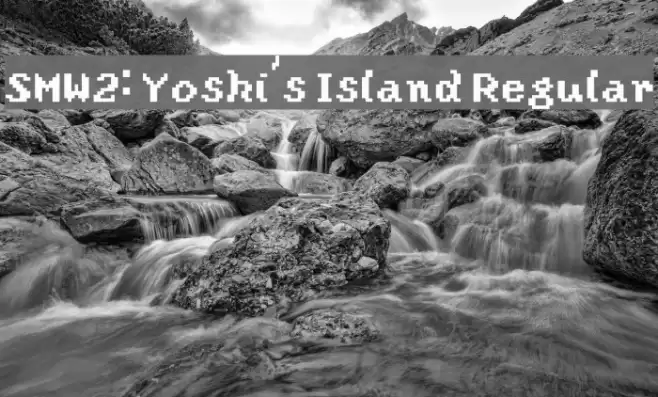 SMW2: Yoshi's Island Regular Font examples