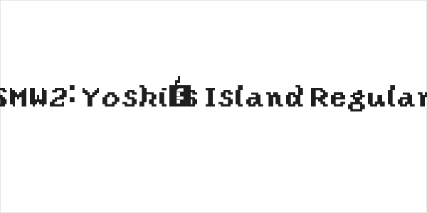 SMW2: Yoshi's Island Regular Logo