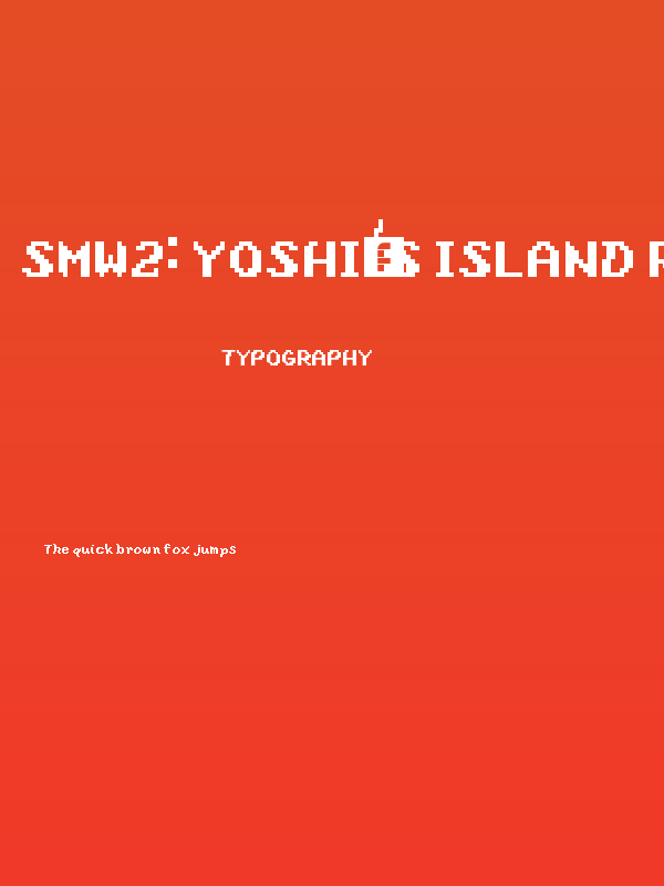 SMW2: Yoshi's Island Regular Poster