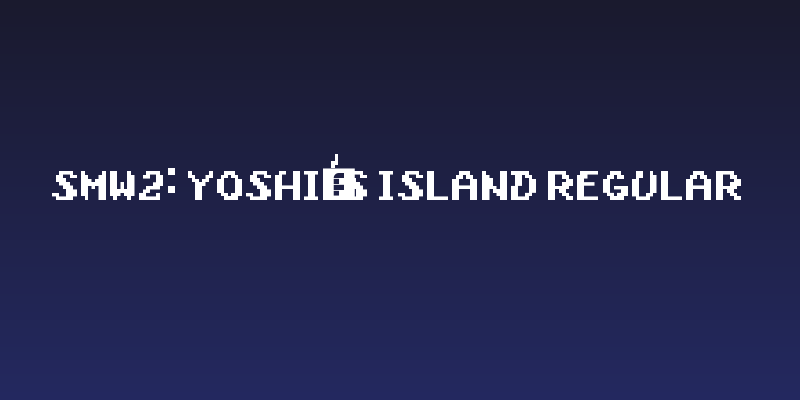 SMW2: Yoshi's Island Regular Social Header
