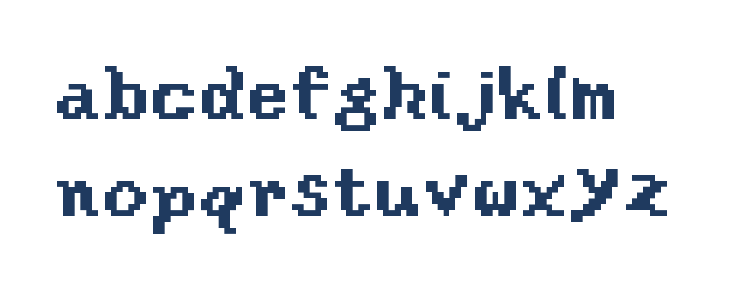 SMW2: Yoshi's Island Regular Lowercase